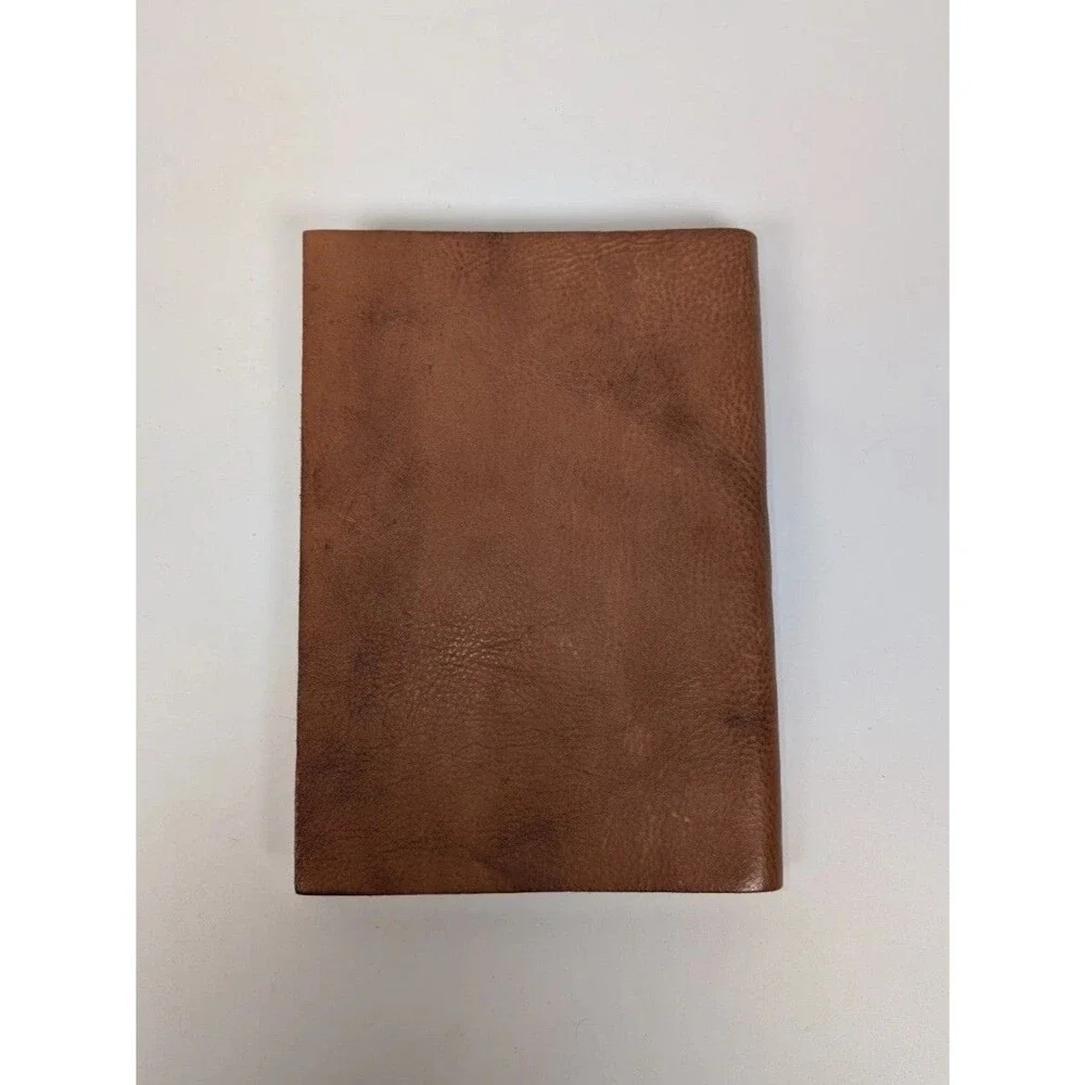 Barnes & Noble Italian Leather Owl Journal Notebook Made in Italy Embossed Cover